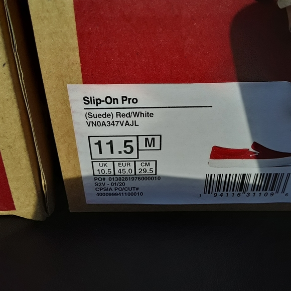 Van's Suede Slip-On Pro Mens 11.5 - Picture 9 of 9